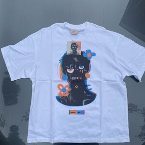 oversized GRILLZ shirt. Streetwear with cool art. High quality